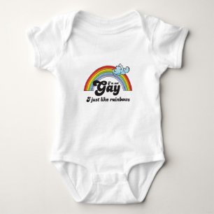IK BEN NIET GAY, IK HOU ALLEEN RAINBOWS ROMPER