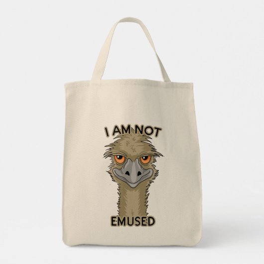 Ik ben niet geamuseerd... tote bag (Achterkant)