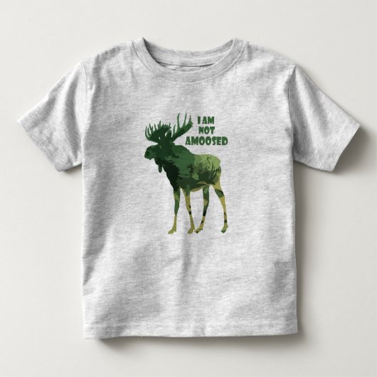 Ik ben niet geamuseerd voor Moose Quote Kinder Shirts (Voorkant)