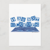 Ik ben niet geblokkeerd briefkaart (Voorkant)