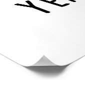 Ik ben niet geboren gisterendag grappige broodwoor poster (Hoek)