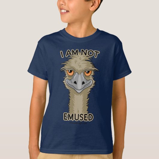Ik ben niet geïnfuseerd met Emu Pun Animal T-shirt (Voorkant)