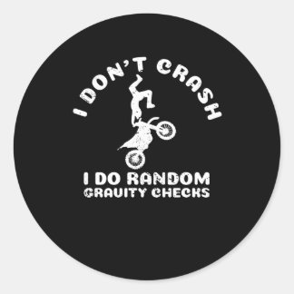 Ik ben niet gek dat ik de motocross van de willeke ronde sticker