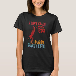 Ik ben niet gek dat ik de willekeurige zwaartekrac t-shirt