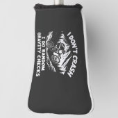 Ik ben niet gek dat ik steekproefsgewijze zwaartek golfheadcover (Draai 90)