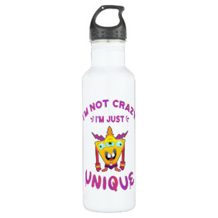Ik ben niet gek dat ik uniek ben waterfles 