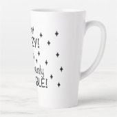 Ik ben niet gek, ik ben schandalig instabiel latte mok (Rechts)