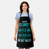 Ik ben niet gek, maar de vloer haat me. schort (Gedragen)