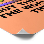 Ik ben niet gek, maar grappig Poster. Poster (Hoek)