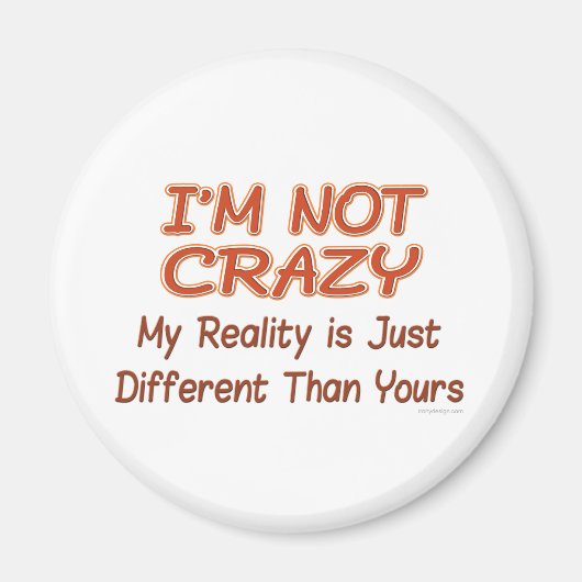 Ik ben niet gek magneet (Voorkant)