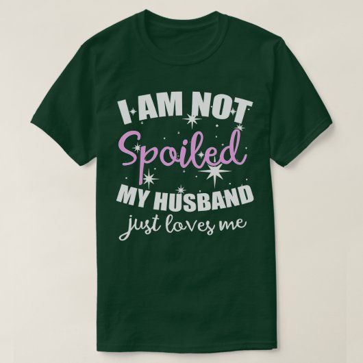 Ik ben niet gek op m'n man. t-shirt (Design voorkant)