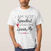 Ik ben niet gek op m'n oma. t-shirt (Voorkant)