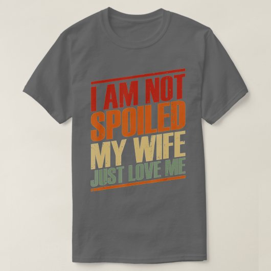 Ik ben niet gek op m'n vrouw... maar ik hou van m' t-shirt (Design voorkant)