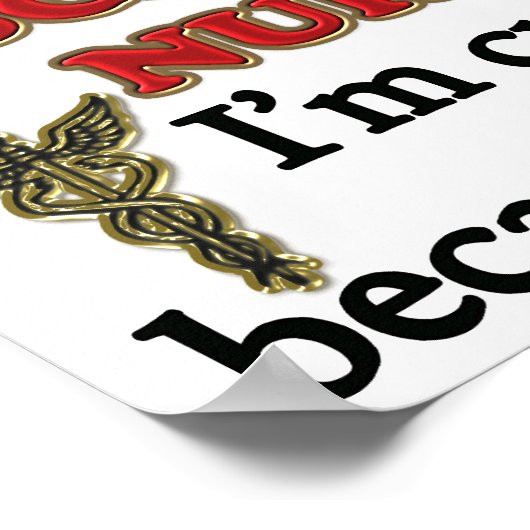 Ik ben niet gek poster (Hoek)