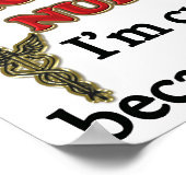 Ik ben niet gek poster (Hoek)