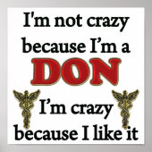 Ik ben niet gek poster (Voorkant)