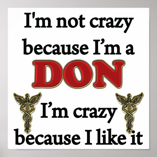 Ik ben niet gek poster (Voorkant)