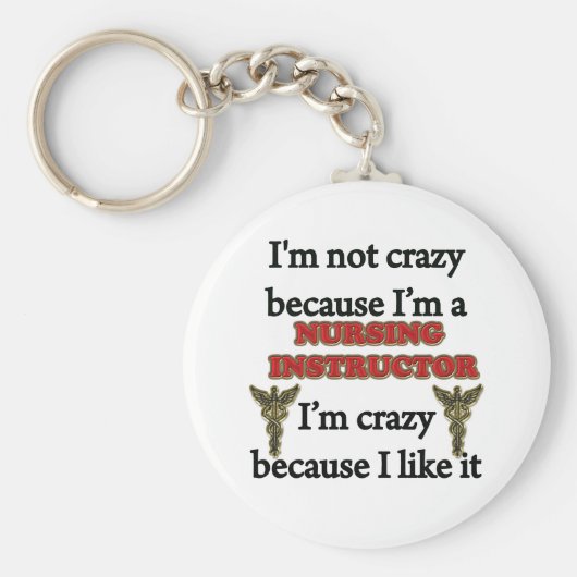 Ik ben niet gek sleutelhanger (Voorkant)