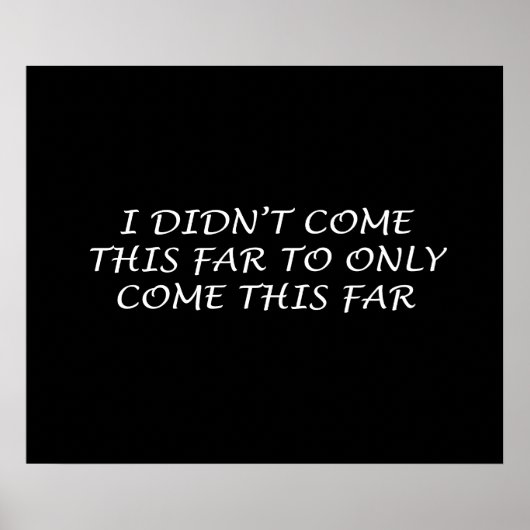 Ik ben niet gekomen dit Poster. Poster (Voorkant)