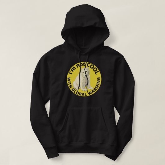 IK BEN NIET GEKOPPELD MET MONDIALE WAARSCHUWING OM HOODIE (Design voorkant)