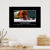 Ik ben niet gelukkiger dan jij. Ik heb betere medi Poster (Keuken)