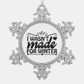 Ik ben niet gemaakt voor Ornament (Voorkant)