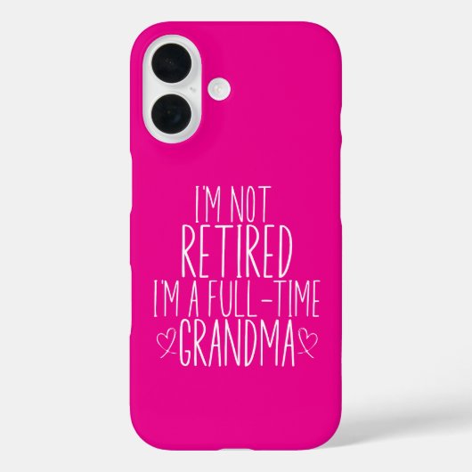 Ik ben niet gepensioneerd, ik ben een fulltime oma Case-Mate iPhone case (Achterkant)