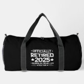 Ik ben niet gepensioneerd, ik ben een professionel plunjezak (Achterkant)