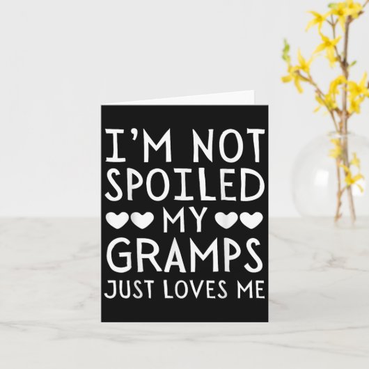 Ik ben niet geslaagd mijn opa houdt gewoon van mij kaart (Gele Bloem)