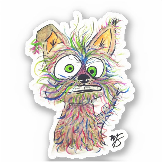 Ik ben niet gestrest! sticker (Voorkant)