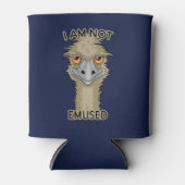 Ik ben niet gewijd aan Funny Emu Pun Blikjeskoeler (Voorkant)