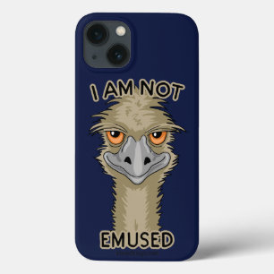 Ik ben niet gewijd aan Funny Emu Pun Case-Mate iPhone Case