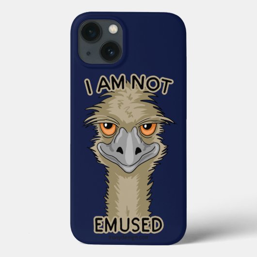 Ik ben niet gewijd aan Funny Emu Pun Case-Mate iPhone Case (Achterkant)