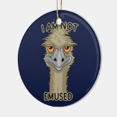 Ik ben niet gewijd aan Funny Emu Pun Keramisch Ornament (Links)