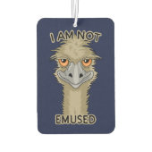 Ik ben niet gewijd aan Funny Emu Pun Luchtverfrisser (Achterkant)