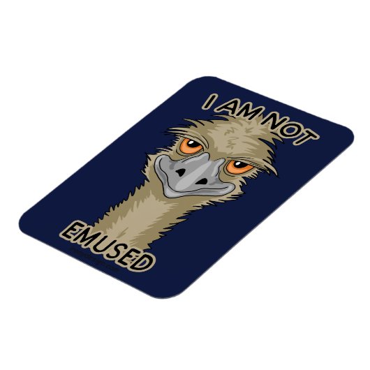 Ik ben niet gewijd aan Funny Emu Pun Magneet (Linkerzijde)
