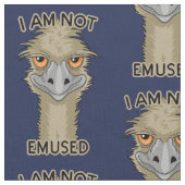 Ik ben niet gewijd aan Funny Emu Pun Stof (Close Up)