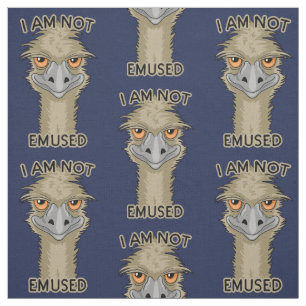 Ik ben niet gewijd aan Funny Emu Pun Stof