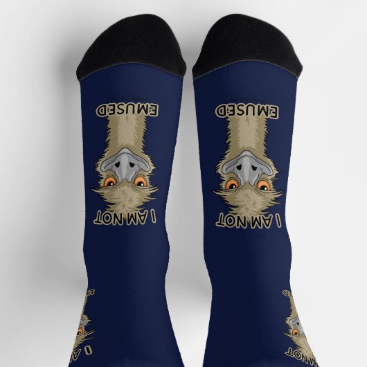 Ik ben niet gewijd aan grappige Emu Pun Socks Sokken (Top)