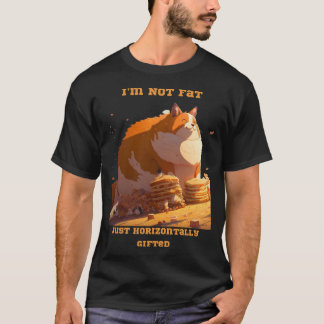 Ik ben niet gewoon horizontaal gegoten. t-shirt