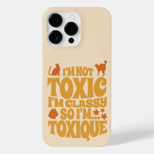 IK BEN NIET GIFTIG, IK BEN KLASSIEK, DUS IK BEN TO iPhone 14 PRO MAX HOESJE