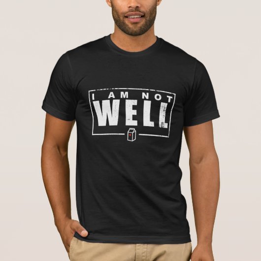 Ik ben niet goed - witte tekst T-shirt (Voorkant)