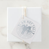 Ik ben niet groot, maar je bent gewoon kort bedankjes labels (Met doos)