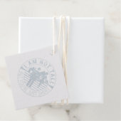 Ik ben niet groot, maar je bent gewoon kort bedankjes labels (Met doos)