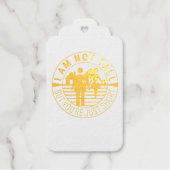 Ik ben niet groot, maar je bent gewoon kort cadeaulabels (Voorkant)