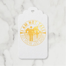 Ik ben niet groot, maar je bent gewoon kort cadeaulabels