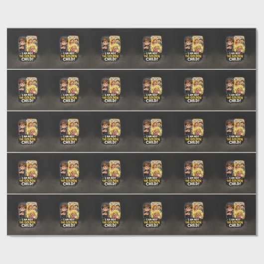 Ik Ben Niet Het Gouden Kind Cadeaupapier (Vlak)