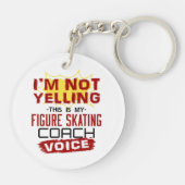 Ik ben niet het Schatsen van het Cijfer de Stem va Sleutelhanger (Achterkant)