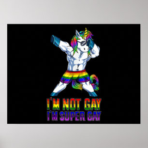 Ik ben niet homo, ik ben super homo poster