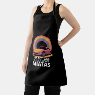 Ik ben niet homo, ik hou gewoon van Miatas LGBT Re Schort